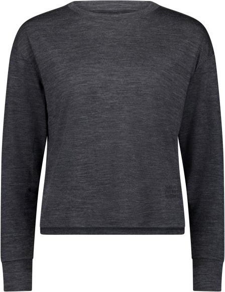 Mons Royale - Women's Zephyr Merino Tencel Boxy Long Sleeve - Merinoshirt Gr L grau