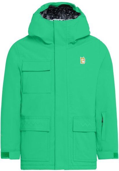 Thumbnail - Namuk - Kid's Mission Snow Jacket - Skijacke Gr 116 türkis/grün