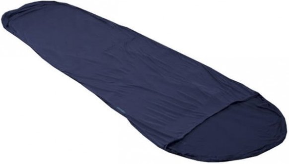 Cocoon - MummyLiner Coolmax - Reiseschlafsack Gr 220 x 80/60 cm blau