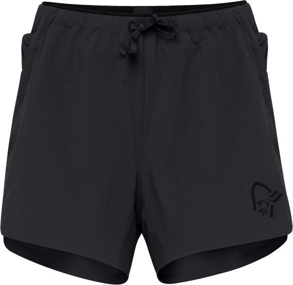 Norrøna - Women's Senja Flex1 4'' Shorts - Laufshorts Gr S schwarz