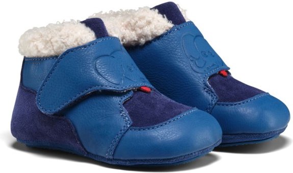 Affenzahn - Kid's Krabbelschuh Leder Growy - Barfußschuhe Gr 20/21 blau