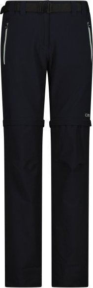 CMP - Women's Zip Off Pant - Zip-Off-Hose Gr 34 schwarz