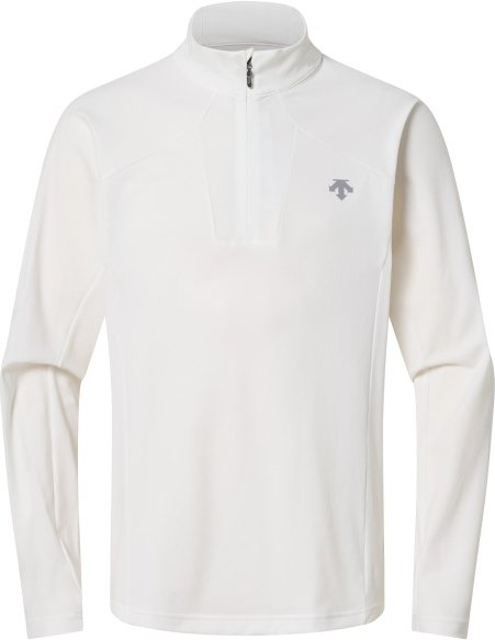 Descente - Classic T-Neck - Fleecepullover Gr 46 weiß