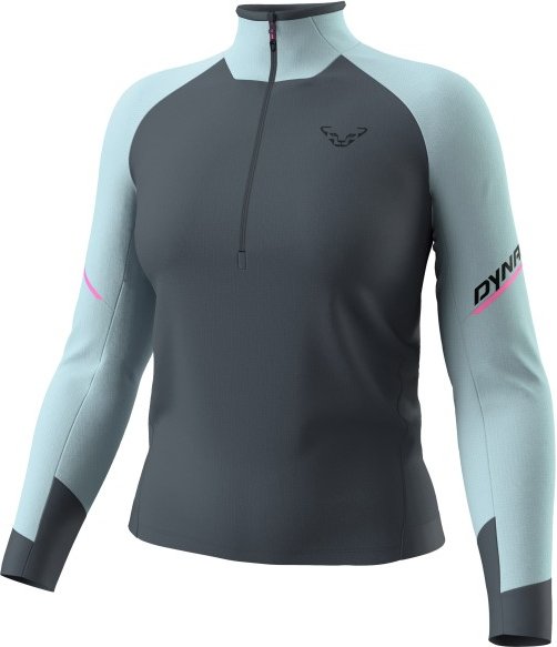 Thumbnail - Dynafit - Women's Alpine L/S 1/2 Zip Tee - Longsleeve Gr M blau