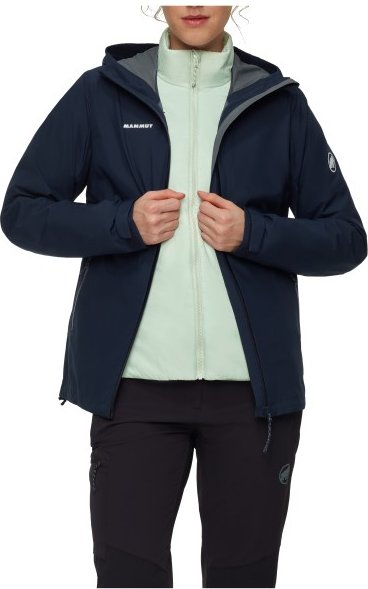Thumbnail - Mammut - Women's Alto Light 3 in 1 Hardshell Hooded Jacket - Doppeljacke Gr M blau