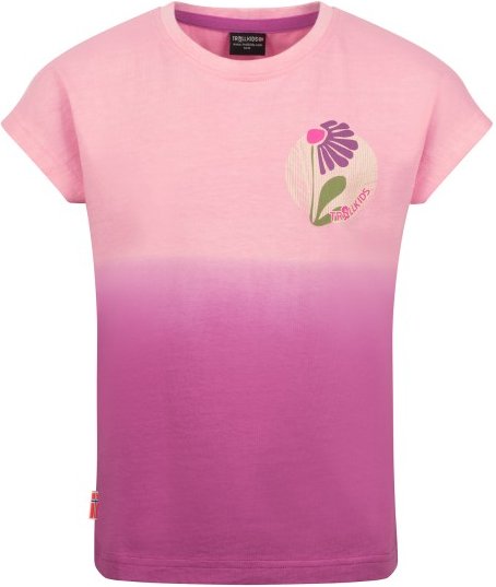 Trollkids - Girl's Yttersand Beach T - T-Shirt Gr 176 rosa