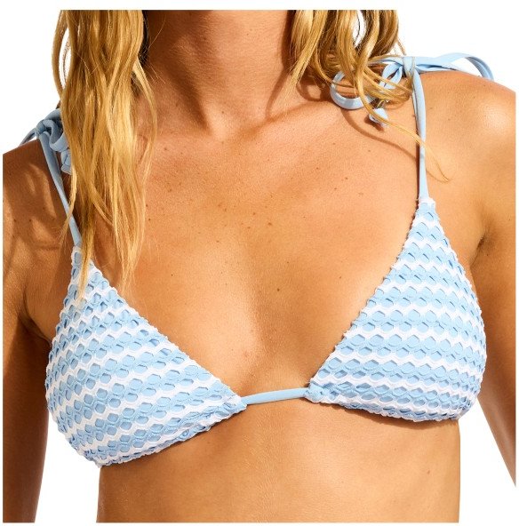 Seafolly - Women's Mesh Effect Slide Tri - Bikini-Top Gr 40 orange