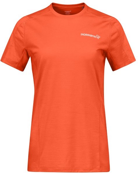 Norrøna - Women's Falketind EqualiserUll T-Shirt - Merinoshirt Gr XS paprika