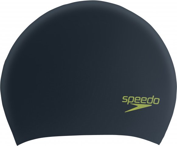 Speedo - Long Hair Cap Junior - Badekappe schwarz/grün