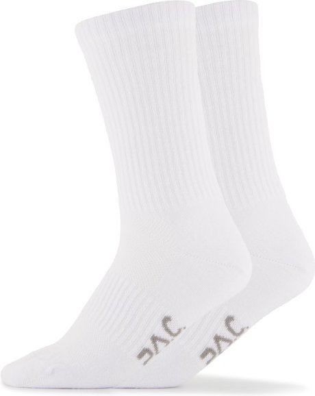 P.A.C. - Logo-Socke 2-Pack Everyday Crew - Multifunktionssocken Gr 35-38 weiß