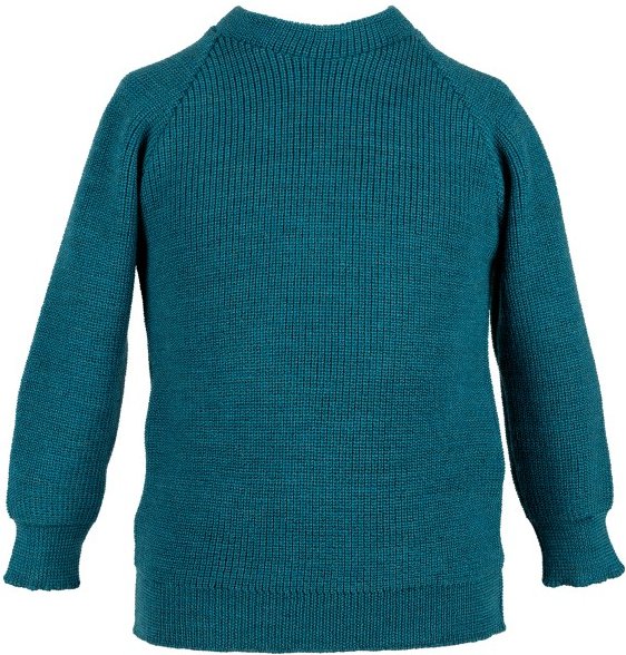 Reiff - Kid's Perlfangpulli - Merinopullover Gr 140 blau