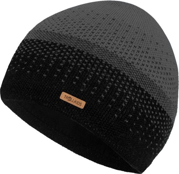 Trollkids - Kid's Merino Cap - Mütze Gr 48-52 cm - 2-5 Years schwarz