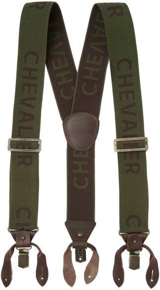 Chevalier - Chevalier Logo Suspenders - Hosenträger Gr One Size oliv
