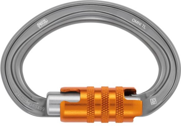 Petzl - Omni Triact-Lock - Verschlusskarabiner grau