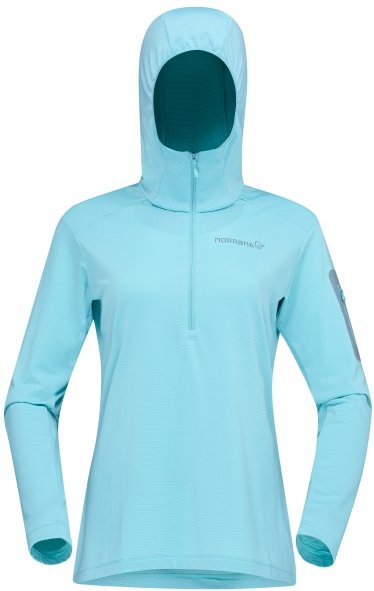 Norrøna - Women's Falketind Warm1 Hood - Fleecepullover Gr M blau