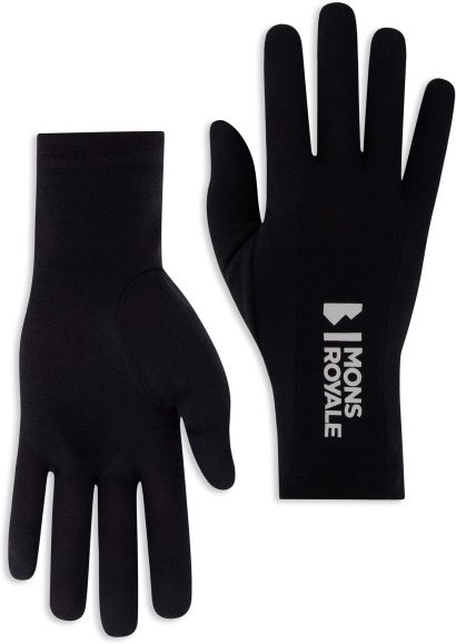 Thumbnail - Mons Royale - Volta Merino Glove Liner - Handschuhe Gr XL schwarz