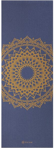 GAIAM - Marrakesh Yogamatte Printed - Yogamatte Gr 61 x 173 x 0,5 cm blau