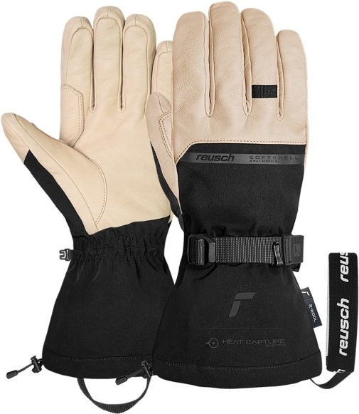 Thumbnail - Reusch - Duality R-Wool - Handschuhe Gr 8 schwarz/beige