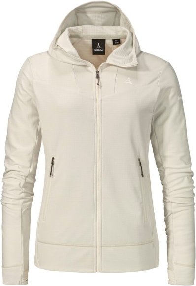 Schöffel - Women's Fleece Hoody Style Blaueis - Fleecejacke Gr 44 beige