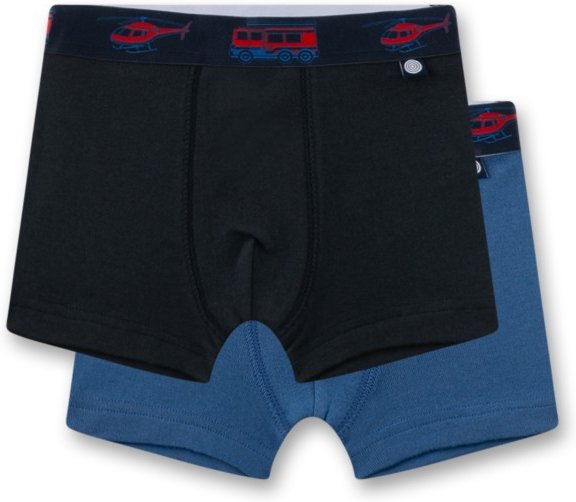 Sanetta - Kid's Doppelpack Shorts 337299 - Unterhose Gr 116 schwarz