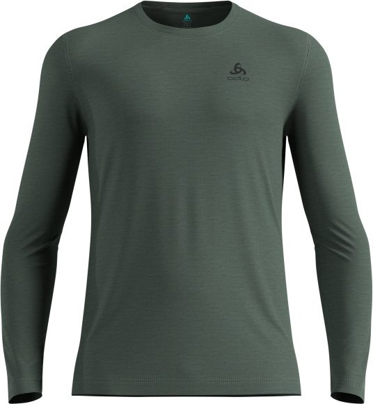 Odlo - Merino 160 Bl Top Crew Neck L/S - Merinounterwäsche Gr S oliv