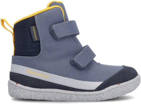 Thumbnail - Groundies - Kid's Ottawa - Barfußschuhe Gr 24 blau/gelb