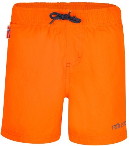 Trollkids - Kid's Balestrand Shorts - Badehose Gr 128 orange