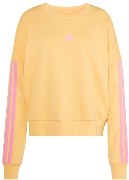Thumbnail - adidas - Women's 3-Stripes French-Terry Sweatshirt - Pullover Gr L beige