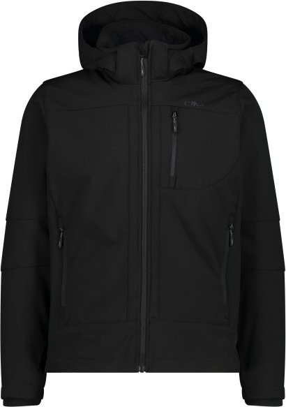 Thumbnail - CMP - Jacket Zip Hood Softshell - Softshelljacke Gr 60 schwarz
