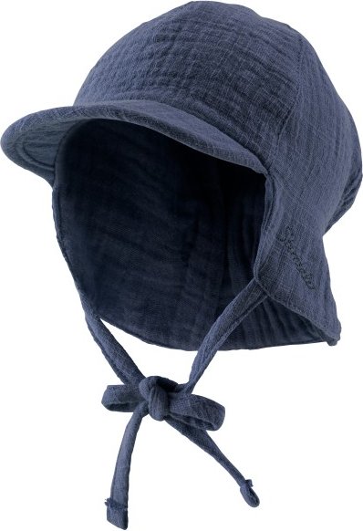Sterntaler - Kid's gefütterte Schirmmütze Nacken Uni - Cap Gr 45 cm blau