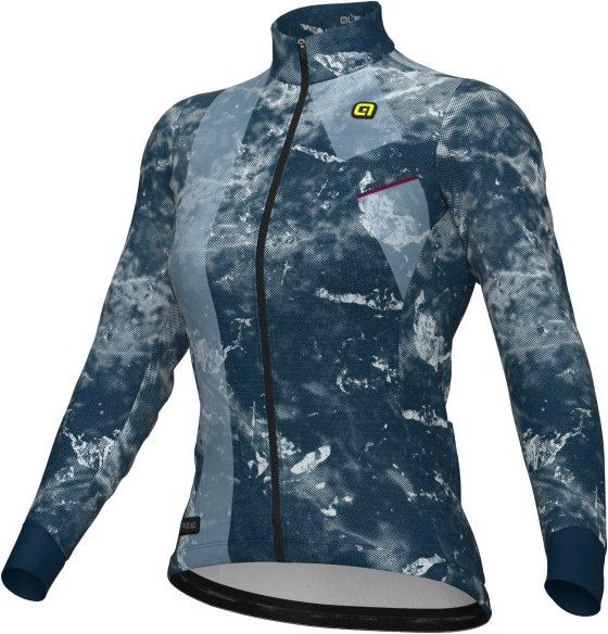 Alé - Women's PR-E ICY L/S Jersey - Radtrikot Gr L blau