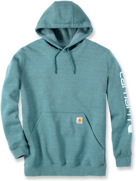 Carhartt - Sleeve Logo Hooded Sweatshirt - Hoodie Gr XL türkis