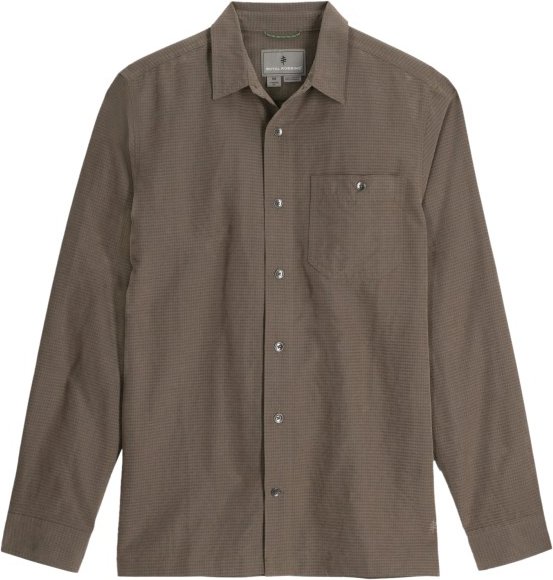 Thumbnail - Royal Robbins - Mojave Pucker L/S - Hemd Gr XXL grau/braun