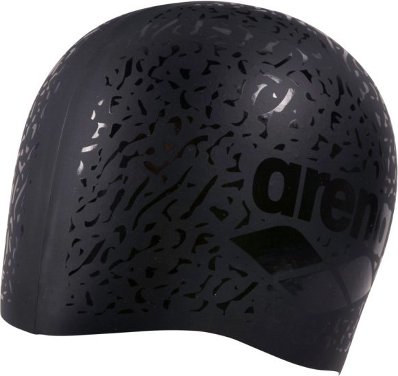 Arena - Shine Cap - Badekappe schwarz/lila
