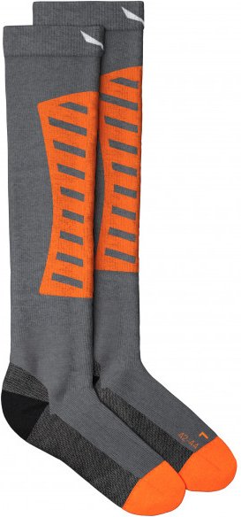Salewa - Sella Dryback Alpine Merino Sock - Skisocken Gr 45-47 grau