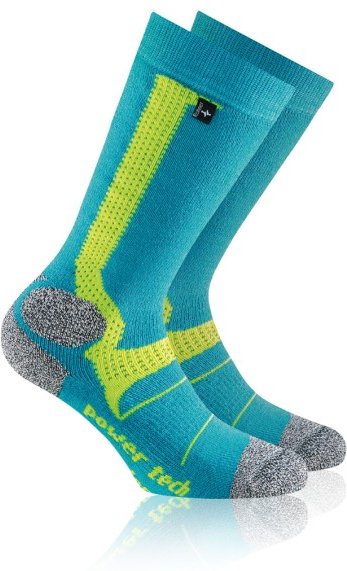 Thumbnail - Rohner - Kid's Power Tech Junior - Skisocken Gr 35-38 türkis