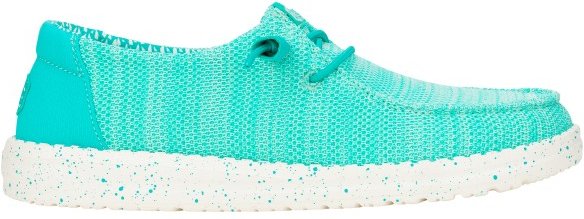 HeyDude - Women's Wendy Stretch Sox - Sneaker Gr 39 türkis/weiß