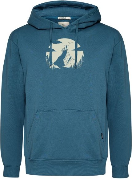 GreenBomb - Nature Clouds Ride Joy Hoodie - Hoodie Gr XL blau
