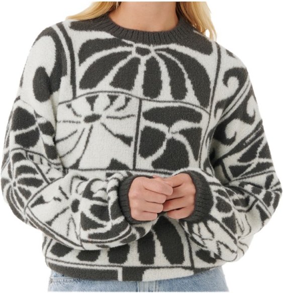 Rip Curl - Women's AOTS - TY Williams Jacquard Crew - Pullover Gr XS grau