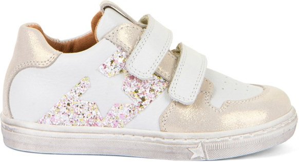 Froddo - Kid's Dolby - Freizeitschuhe Gr 31 weiß/ gold