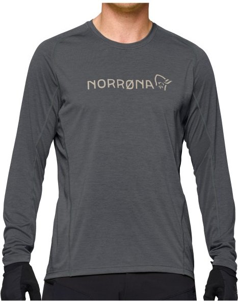 Norrøna - Fjørå Equaliser Lightweight Long Sleeve - Radtrikot Gr M blau/grau