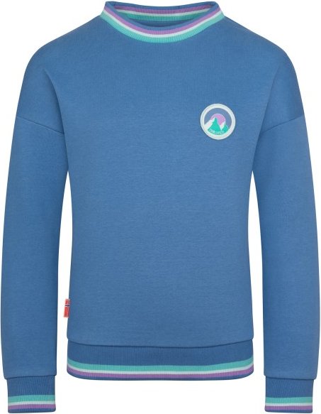 Trollkids - Girl's Senja Sweatshirt - Pullover Gr 92 blau