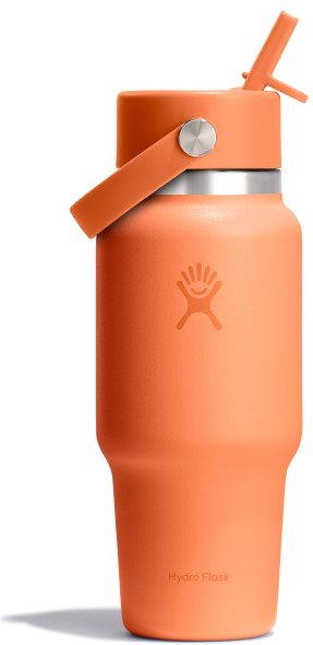 Thumbnail - Hydro Flask - Wide Flex Straw Travel Bottle - Trinkflasche Gr 710 ml orange
