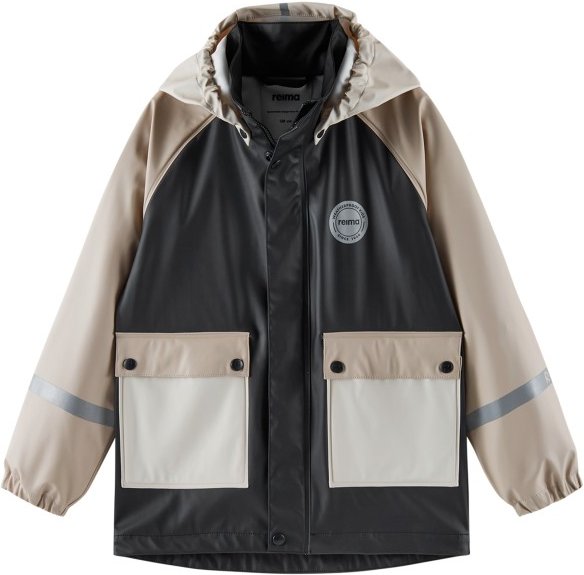 Reima - Kid's Suihku - Regenjacke Gr 140 grau/schwarz
