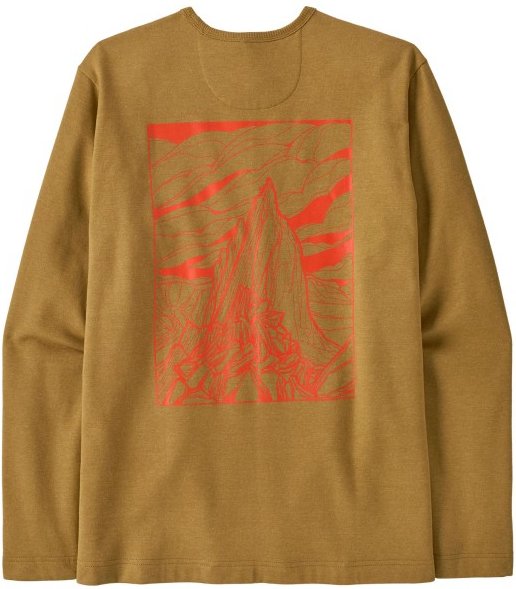 Patagonia - LW Cloud Crag Wildrise Crew - Pullover Gr M braun