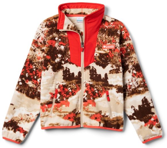 Columbia - Kid's Sequoia Grove Printed Full Zip Fleece - Fleecejacke Gr S braun