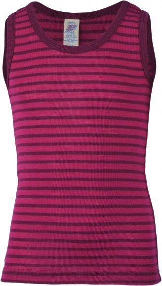 Engel - Kinder Achselhemd - Merinounterwäsche Gr 104 lila