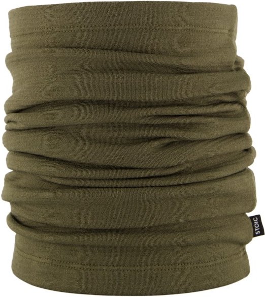 Stoic - MerinoSoft245 TuleboSt. Neckwarmer - Schlauchschal Gr One Size oliv