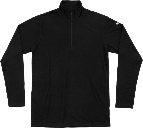 Devold - Breeze Plus Merino 200 Zip Neck - Merinounterwäsche Gr XL schwarz