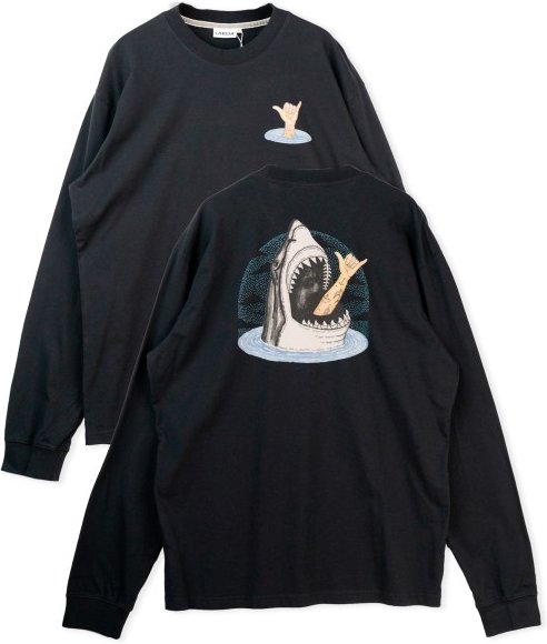 LAKOR - L/S Back Attack T-Shirt - Longsleeve Gr S schwarz